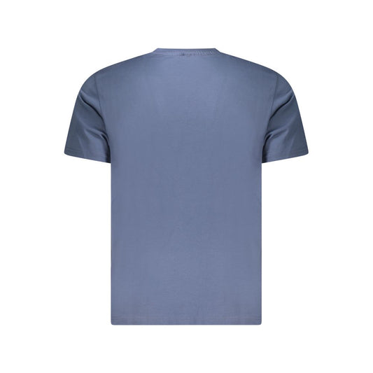 North Sails Blue Cotton Men T-Shirt - ClickThatClicks 