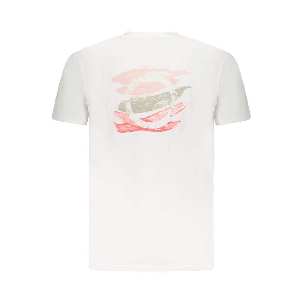 Trussardi White Cotton Men's T-Shirt - ClickThatClicks 