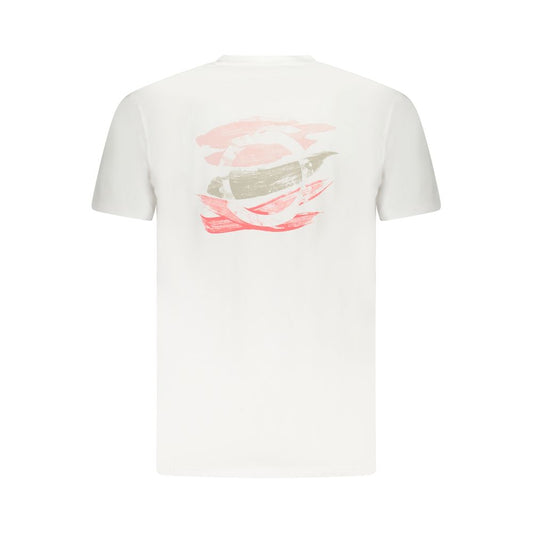 Trussardi White Cotton Men's T-Shirt - ClickThatClicks 