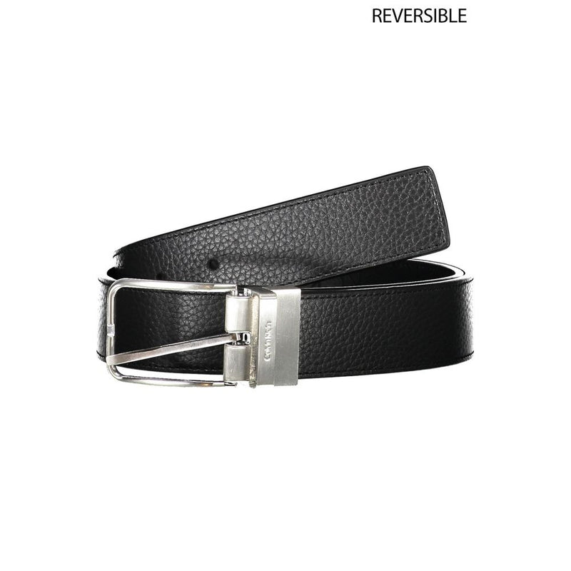 Calvin Klein Black Polyester Men Belt