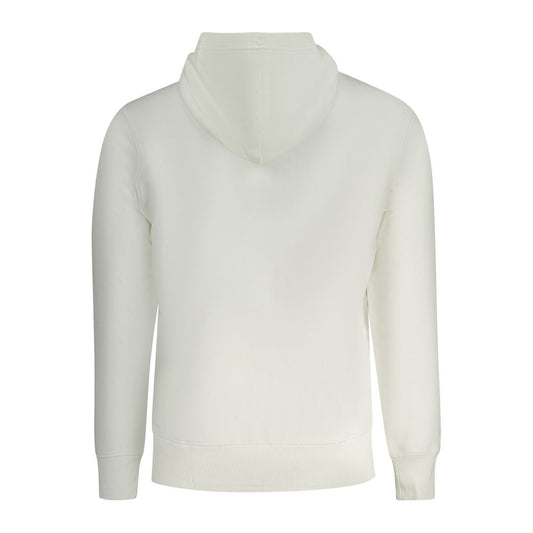 Calvin Klein White Cotton Men's Hooded Sweatshirt - ClickThatClicks 