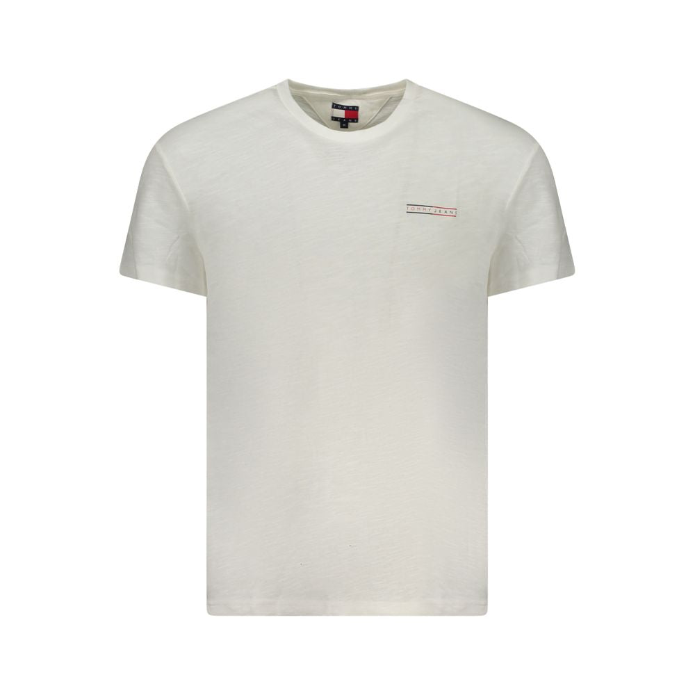Tommy Hilfiger Bianco Cotton Men Shirt - ClickThatClicks 