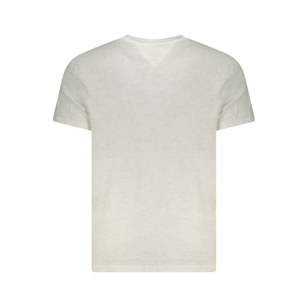 Tommy Hilfiger Bianco Cotton Men Shirt - ClickThatClicks 
