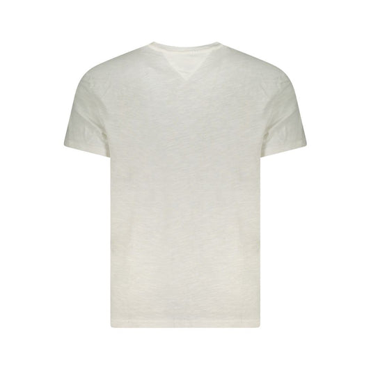 Tommy Hilfiger Bianco Cotton Men Shirt - ClickThatClicks 