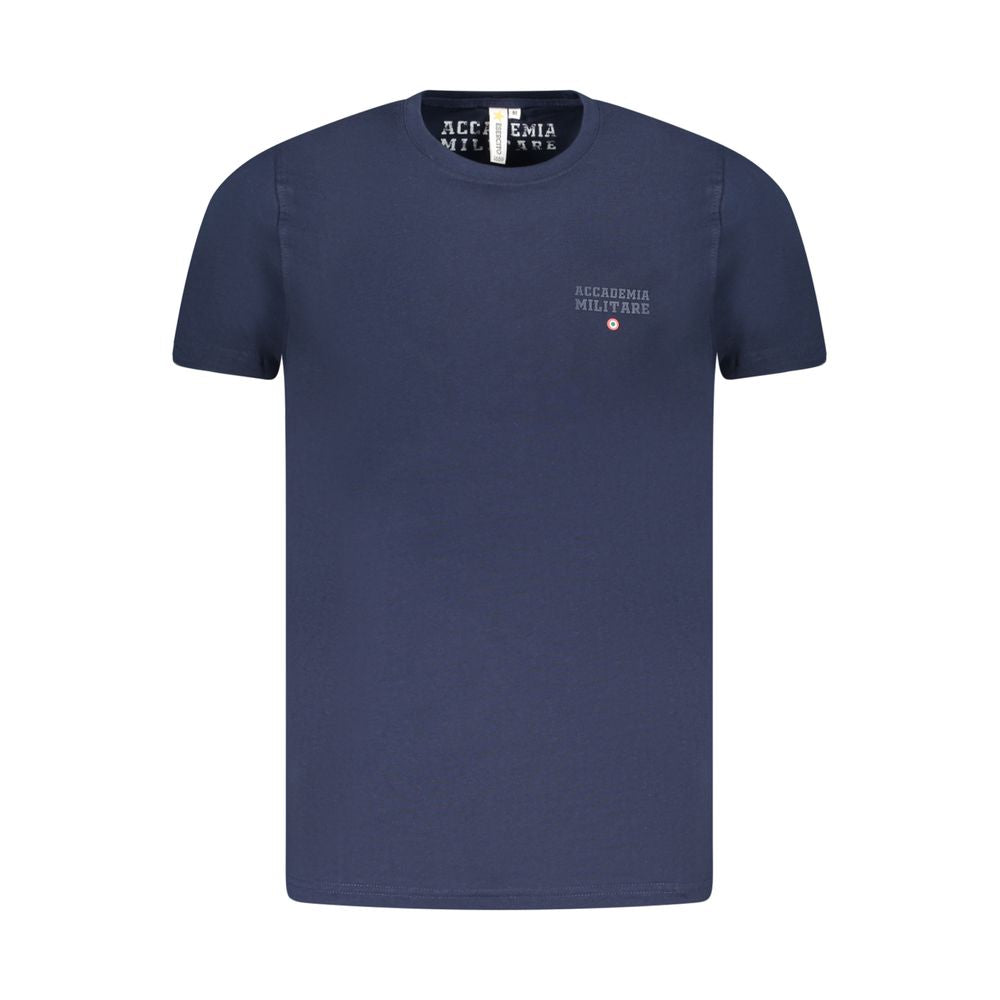 Accademia Militare Blue Cotton Men's T-Shirt - ClickThatClicks 