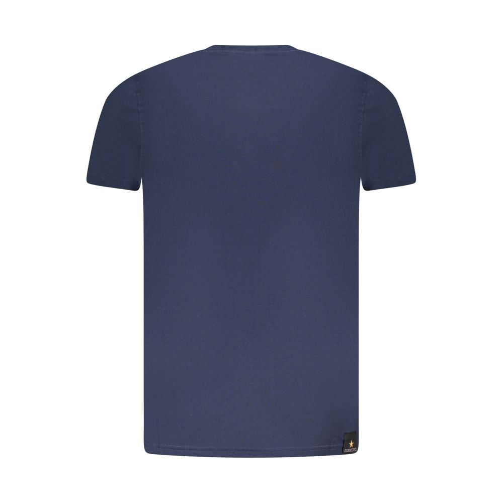 Accademia Militare Blue Cotton Men's T-Shirt - ClickThatClicks 