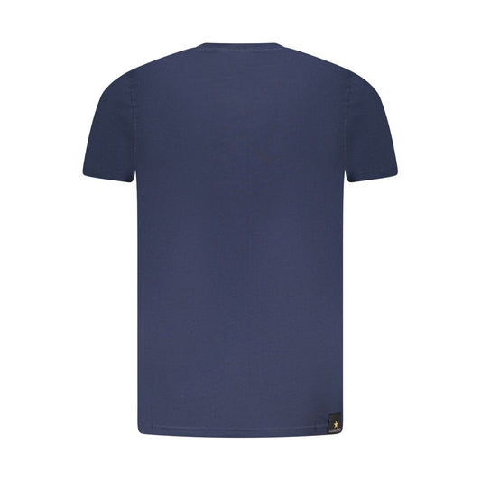 Accademia Militare Blue Cotton Men's T-Shirt - ClickThatClicks 