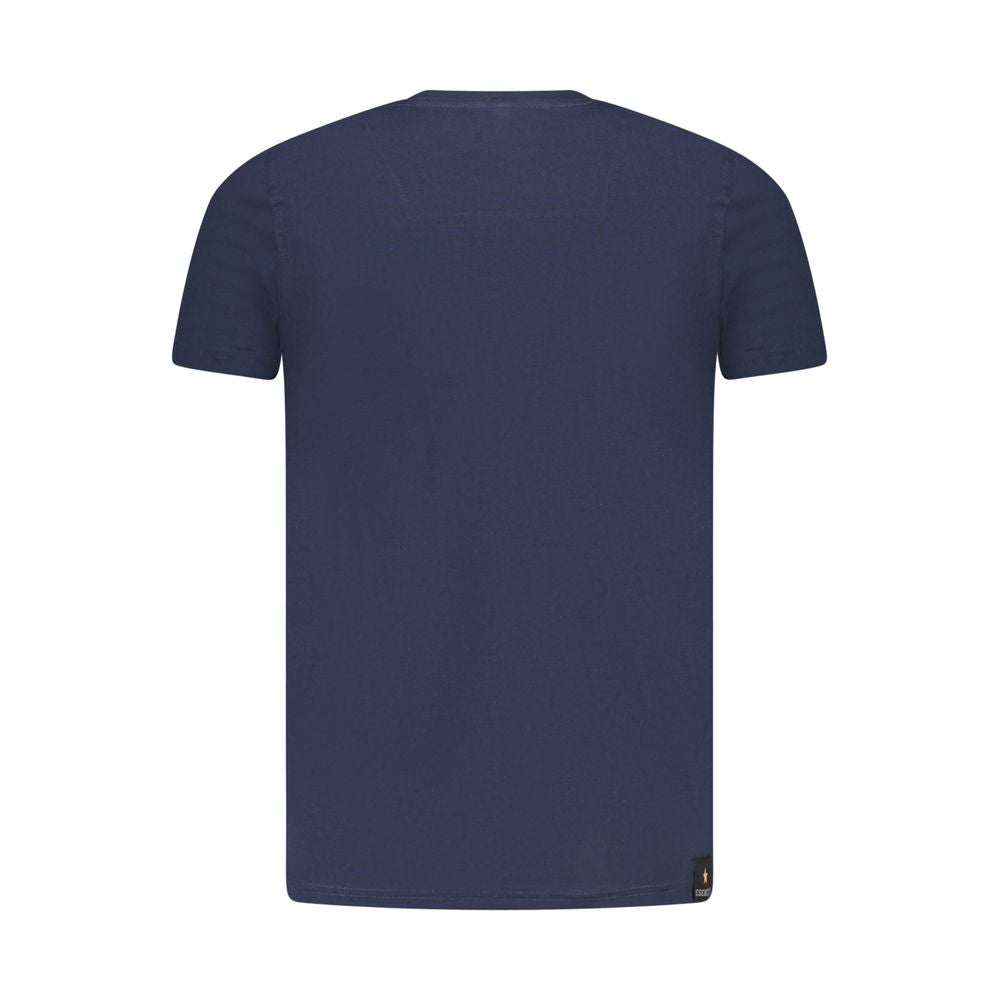 Accademia Militare Blue Cotton Men T-Shirt - ClickThatClicks 