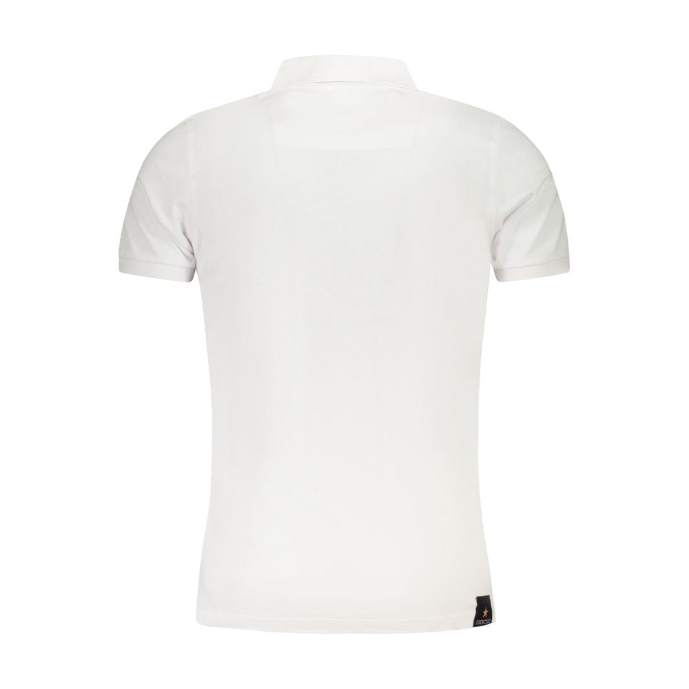 Accademia Militare Bianco Cotton Men Polo - ClickThatClicks 