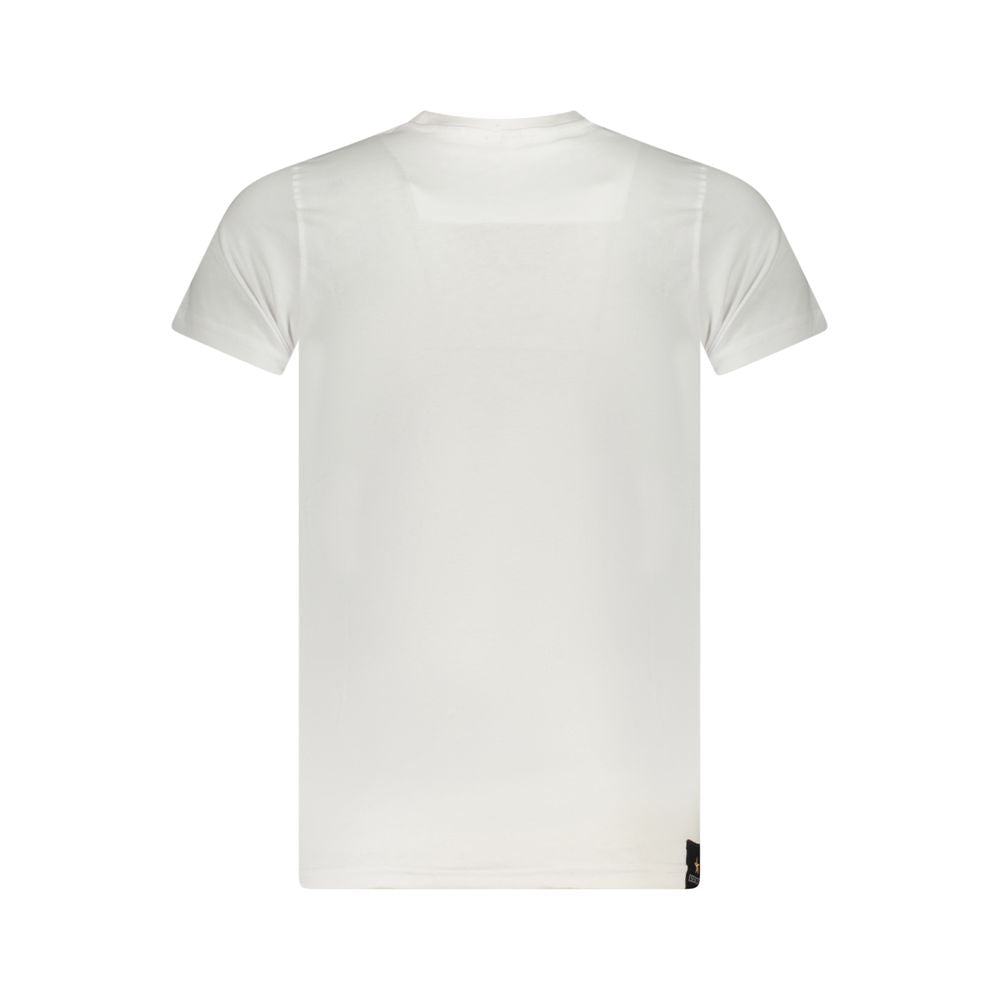 Accademia Militare White Cotton Men's T-Shirt - ClickThatClicks 