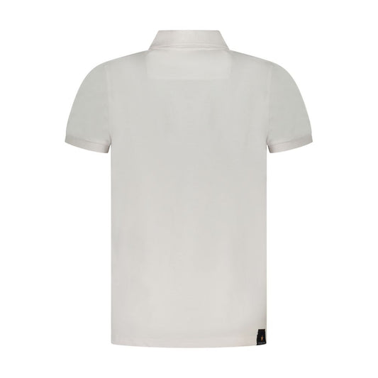 Accademia Militare Bianco Cotton Male Polo Shirt - ClickThatClicks 