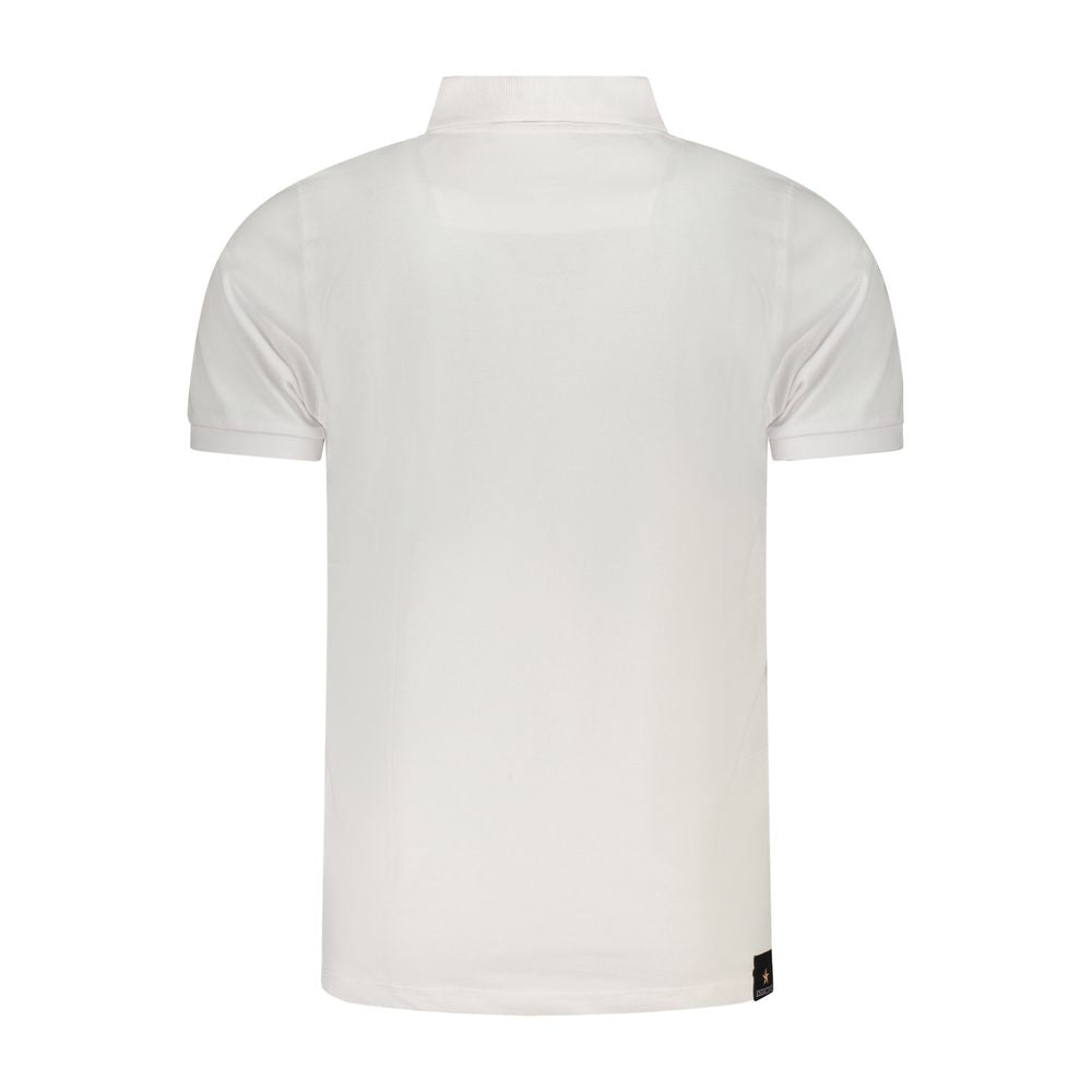 Accademia Militare White Cotton Men's Polo Shirt - ClickThatClicks 