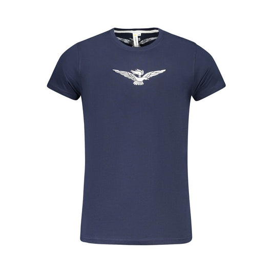 Accademia Militare Blue Cotton Men's T-Shirt - ClickThatClicks 