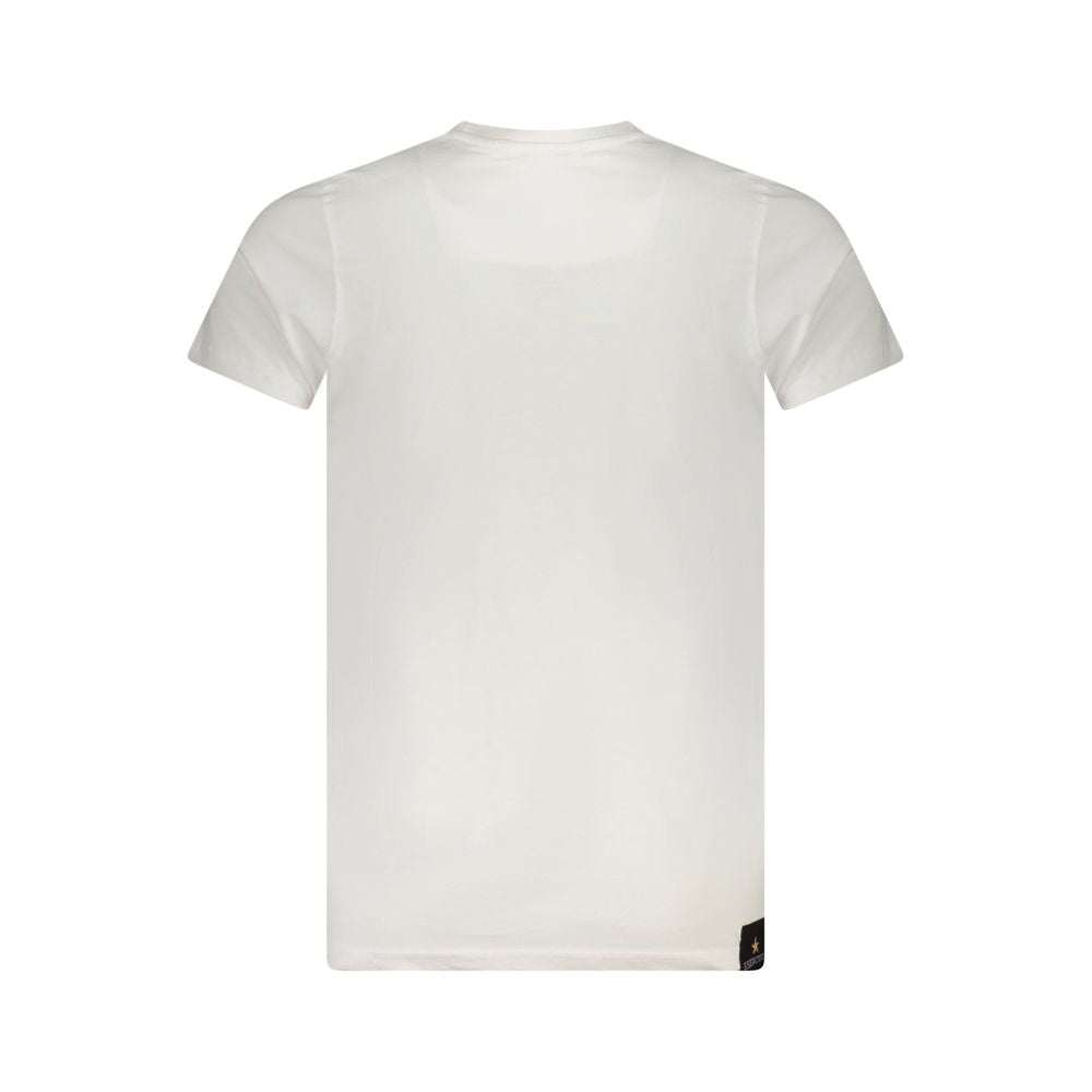 Accademia Militare Bianco Cotton Men T-Shirt - ClickThatClicks 