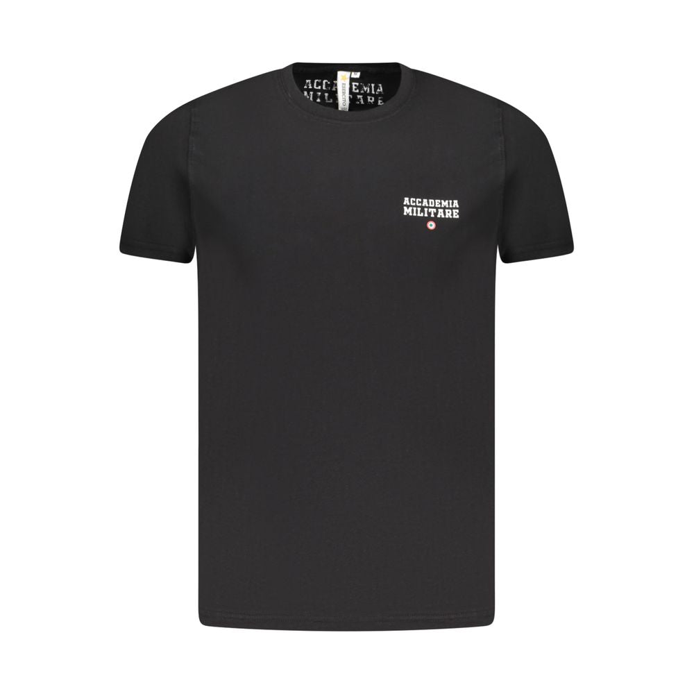 Accademia Militare Black Cotton Men's T-Shirt - ClickThatClicks 