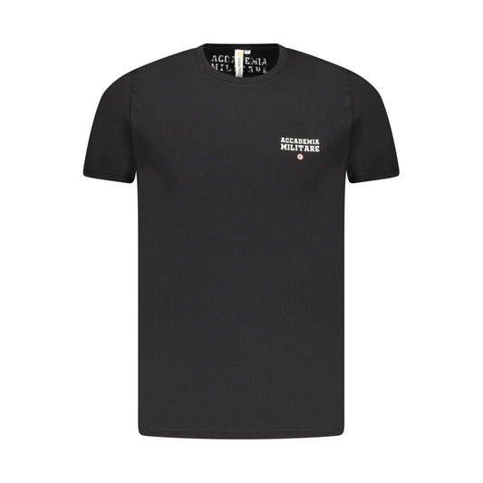 Accademia Militare Black Cotton Men's T-Shirt - ClickThatClicks 