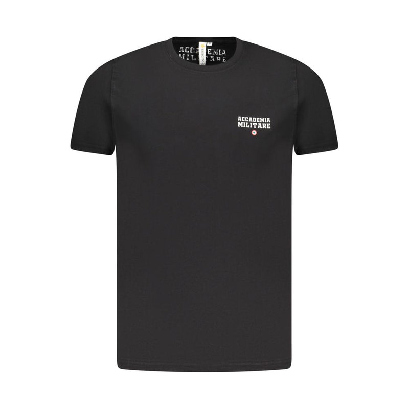 Accademia Militare Black Cotton T-Shirt