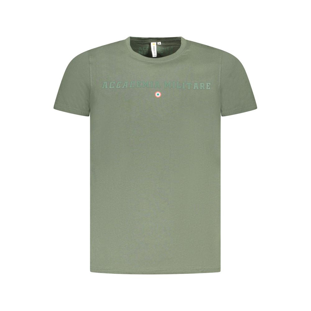 Accademia Militare Verde Cotton Men T-Shirt - ClickThatClicks 