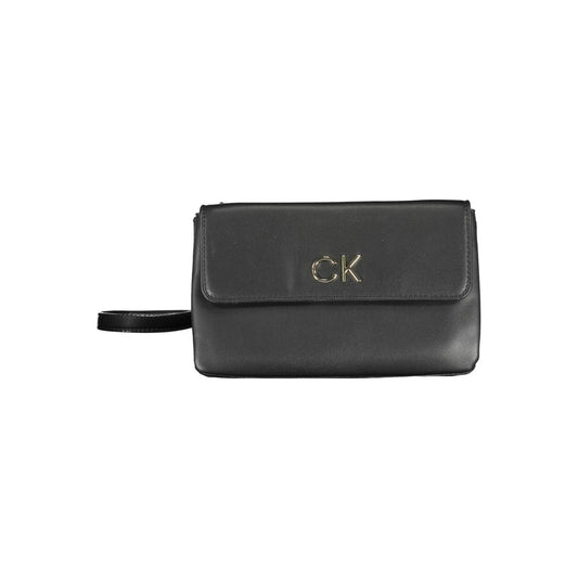 Calvin Klein Black Polyester Women Handbag - ClickThatClicks 