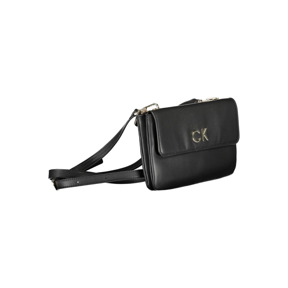 Calvin Klein Black Polyester Women Handbag - ClickThatClicks 