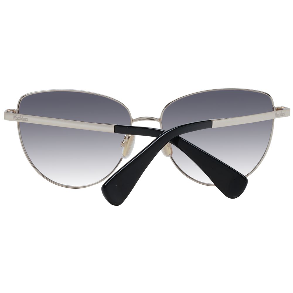 Max Mara Gold Metal Sunglasses - ClickThatClicks 