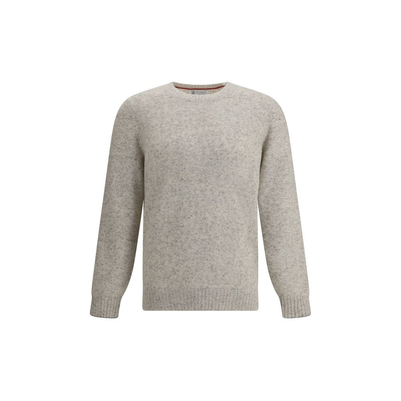 Brunello Cucinelli Gray Alpaca Vicugna Pacos Sweatshirt