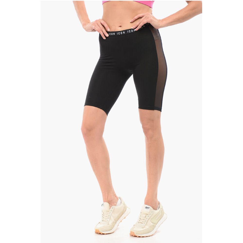 Dsquared² Underwear ICON Biker Leggings with Logoed Elastic Band