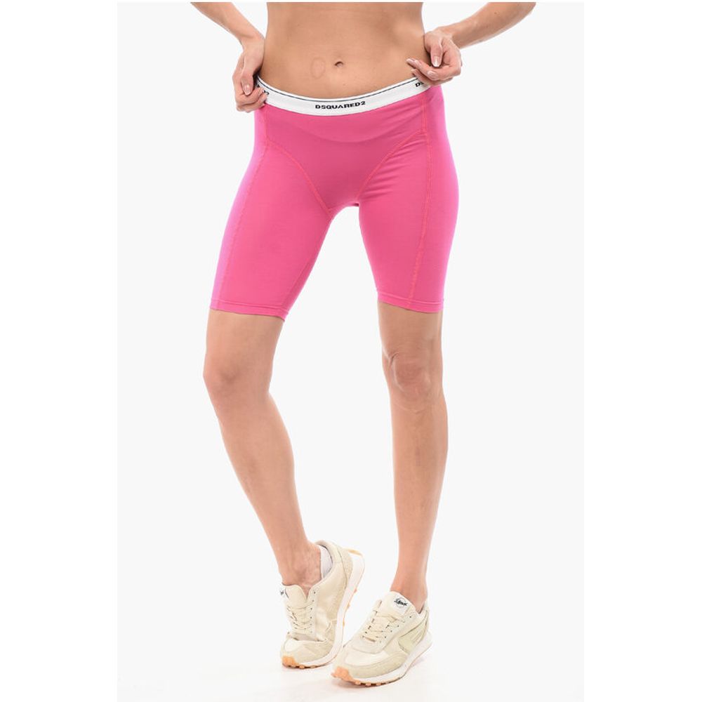 Dsquared² Underwear Cotton Blend Biker Leggings