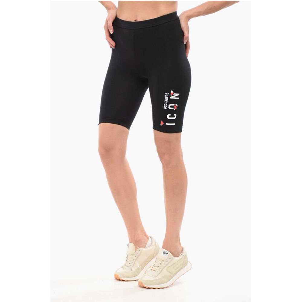 Dsquared² Underwear ICON Biker Leggings with Print