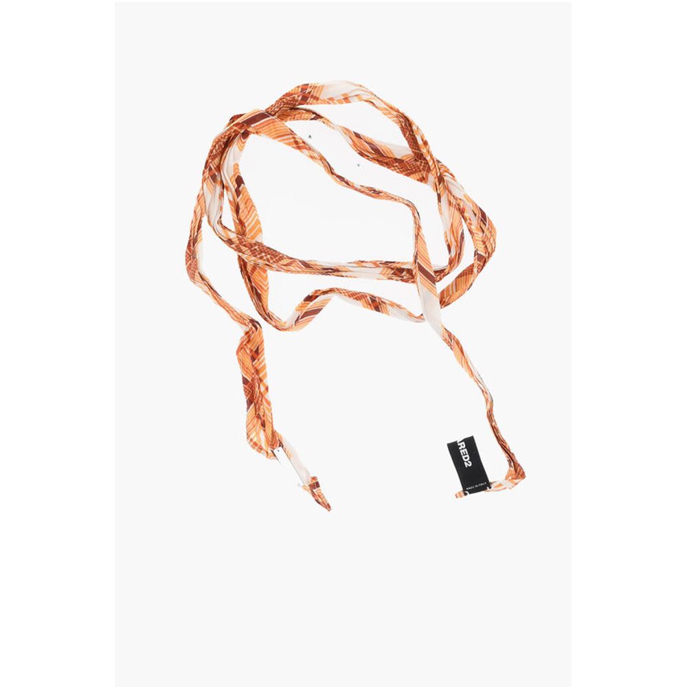 Dsquared² Patterned Silk Slim Foulard