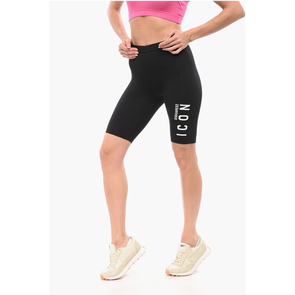 Dsquared² Underwear ICON Biker Leggings with Print
