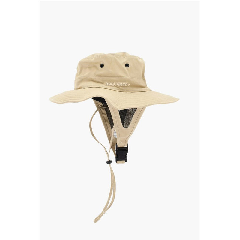 Dsquared² Solid Color Twill Bucket Hat