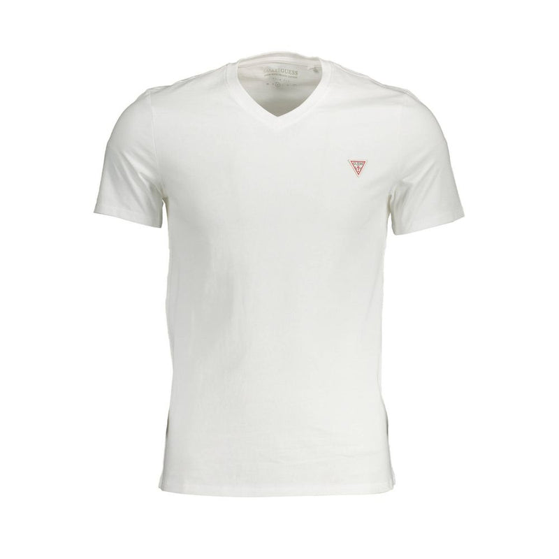 Guess Jeans White Cotton T-Shirt