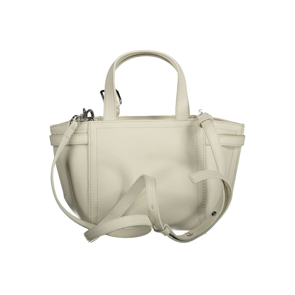 Calvin Klein Bianco Polyester Women Handbag - ClickThatClicks 