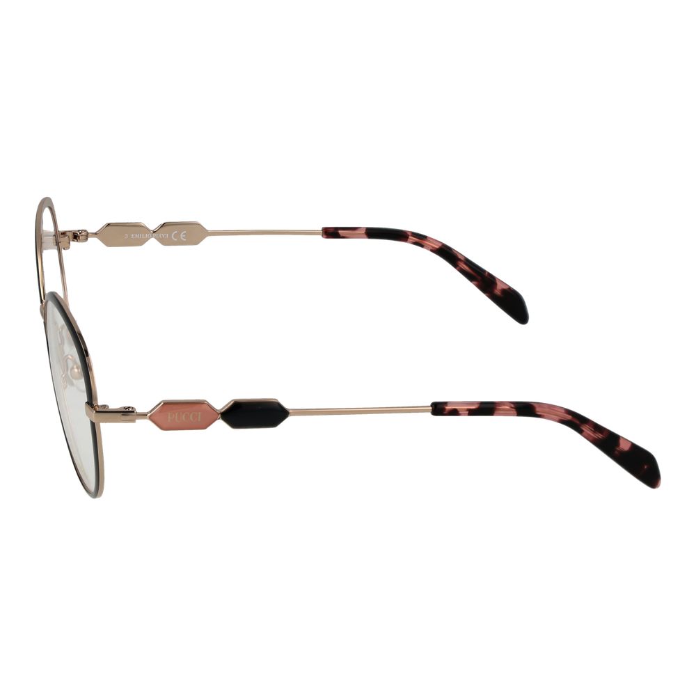 Emilio Pucci Black Metal Glasses (Frames) - ClickThatClicks 