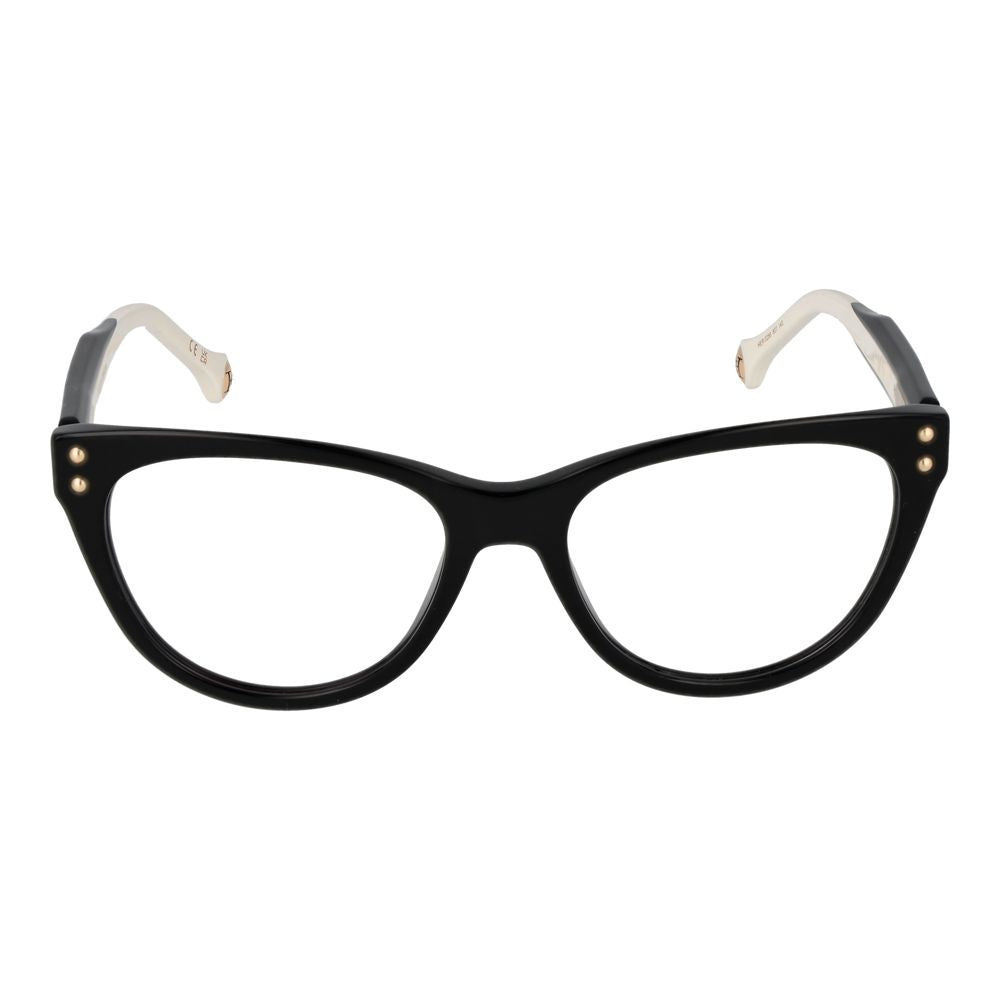 Carolina Herrera Black Acetate Glasses (Frames) - ClickThatClicks 