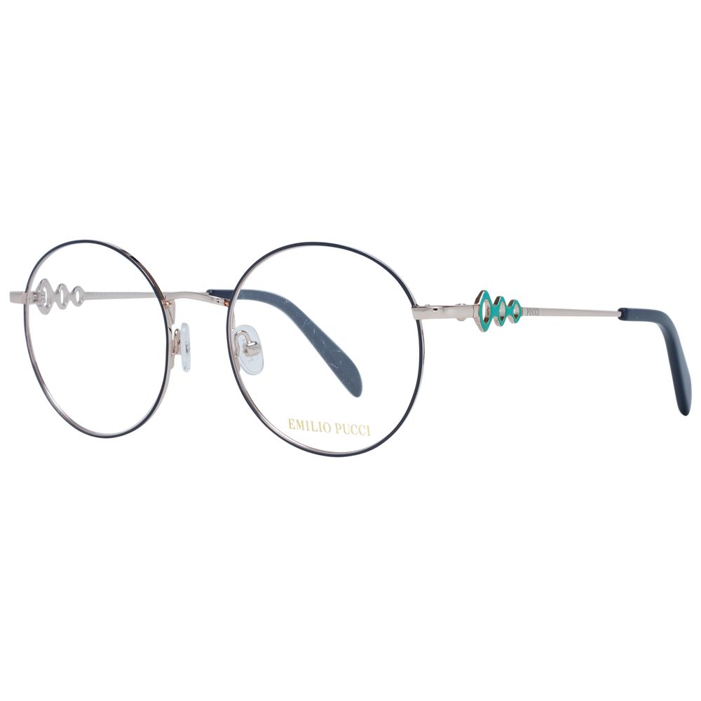Emilio Pucci Blue Metal Glasses (Frames) - ClickThatClicks 