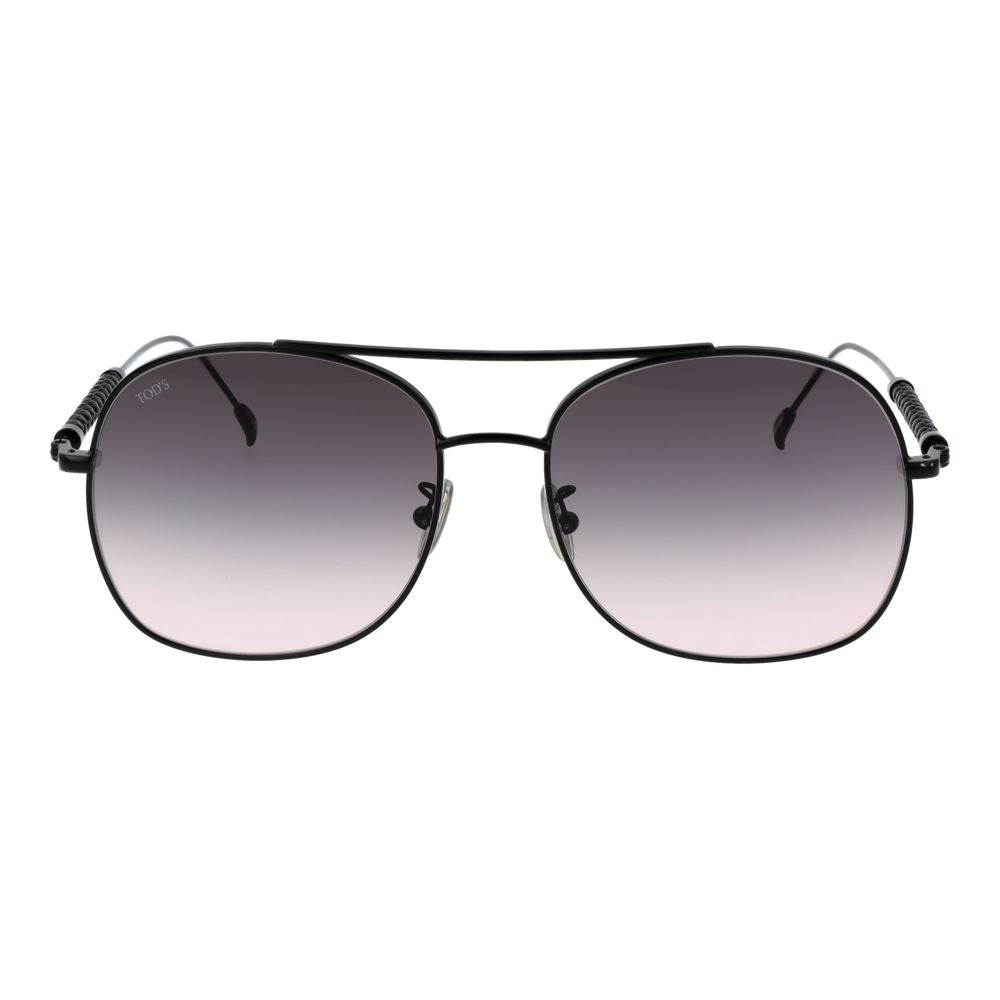 Tod's Black Metal Sunglasses - ClickThatClicks 