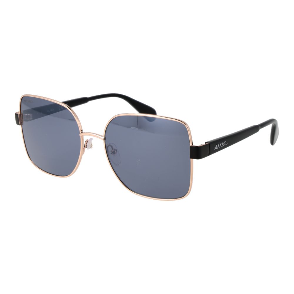 Max & Co Rose Gold Metal Sunglasses - ClickThatClicks 