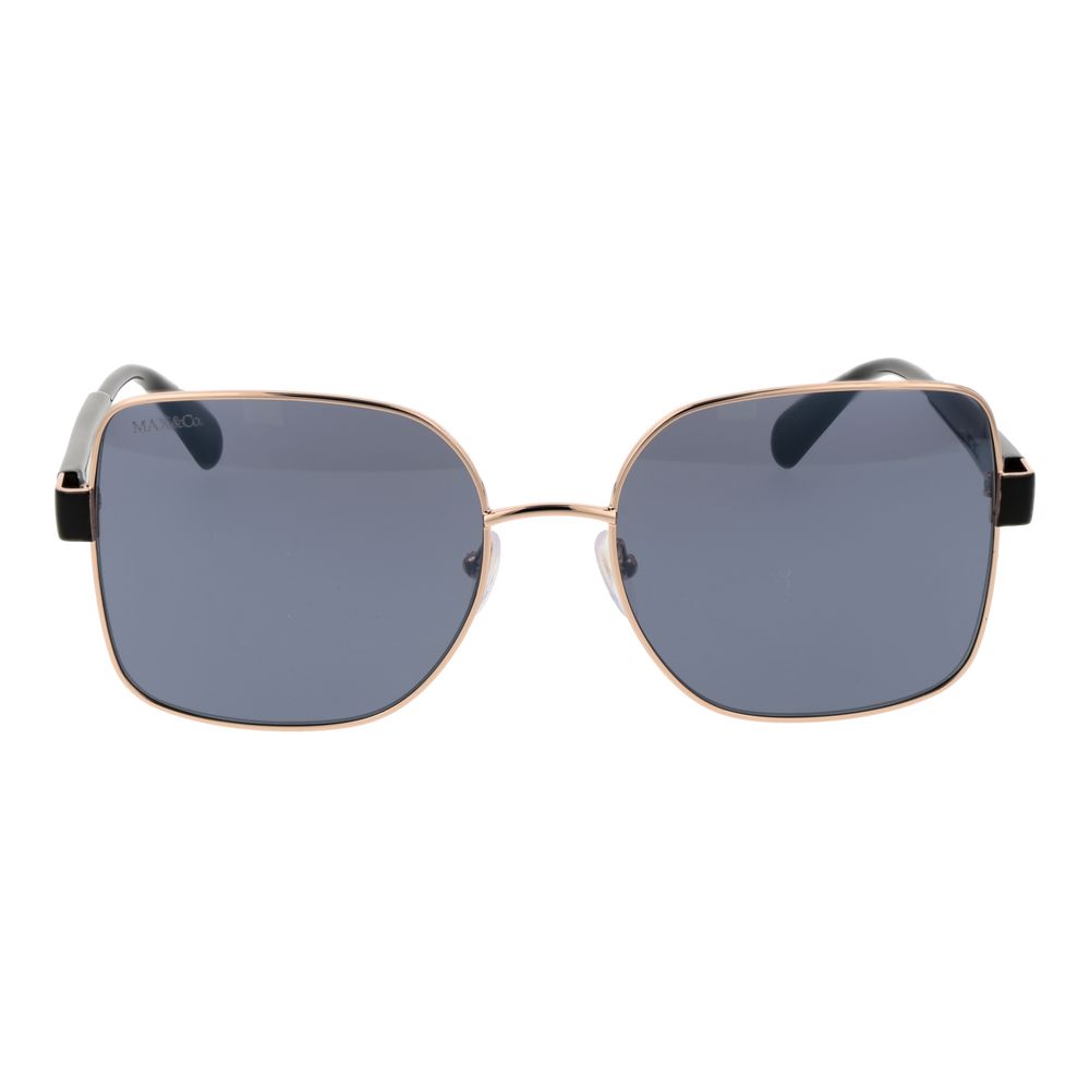 Max & Co Rose Gold Metal Sunglasses - ClickThatClicks 