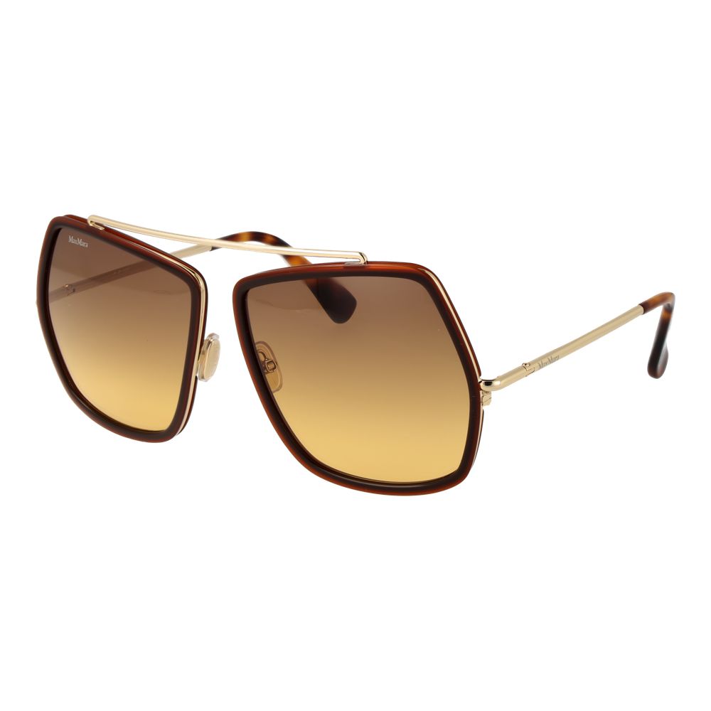 Max Mara Brown Metal Sunglasses - ClickThatClicks 