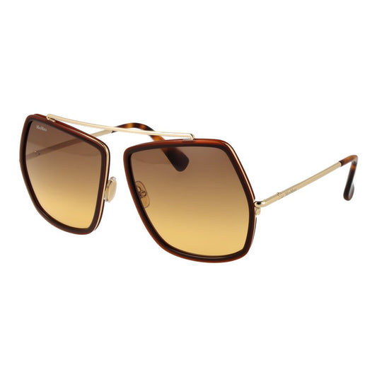 Max Mara Brown Metal Sunglasses - ClickThatClicks 
