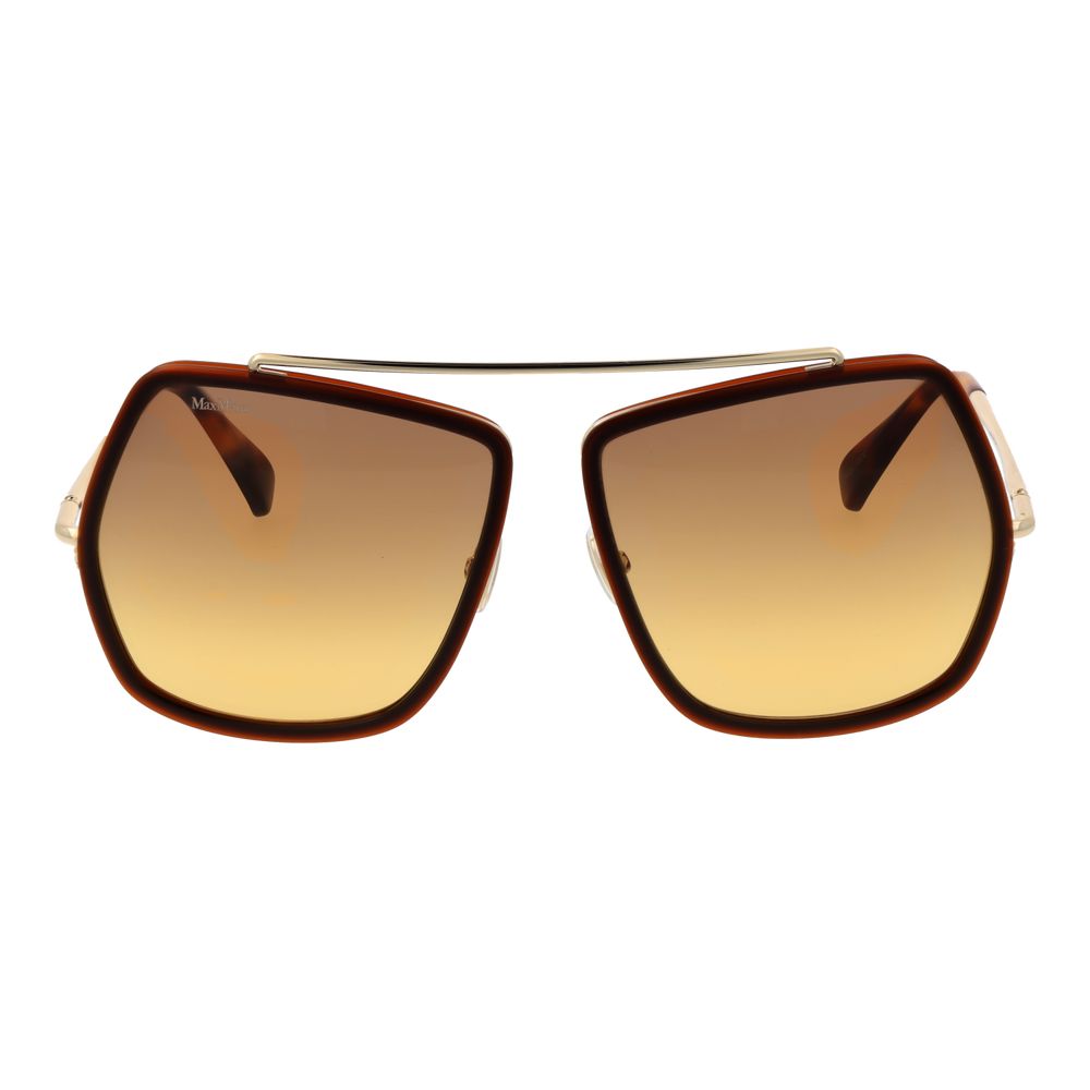 Max Mara Brown Metal Sunglasses - ClickThatClicks 