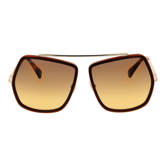 Max Mara Brown Metal Sunglasses - ClickThatClicks 