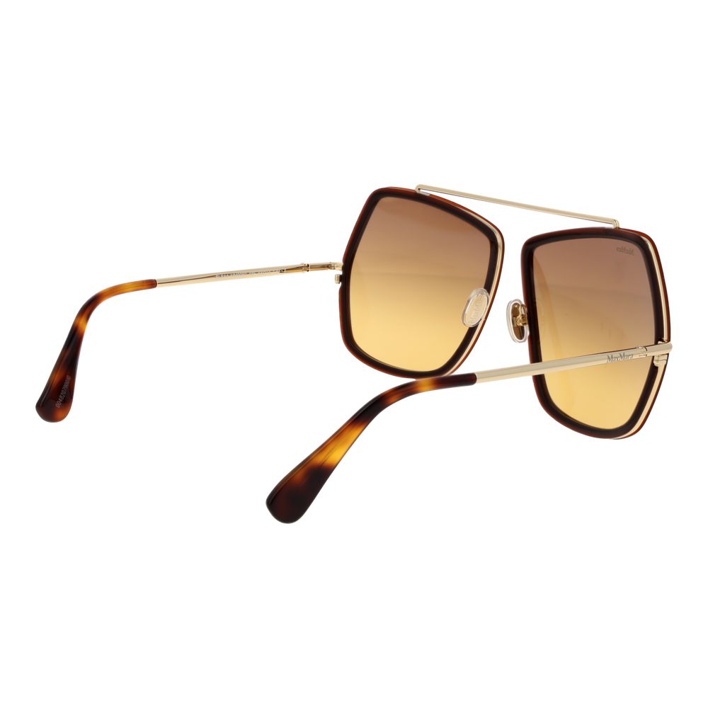 Max Mara Brown Metal Sunglasses - ClickThatClicks 