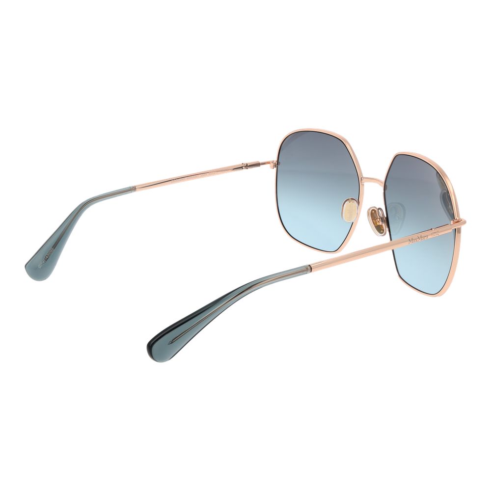 Max Mara Rose Gold Metal Sunglasses - ClickThatClicks 