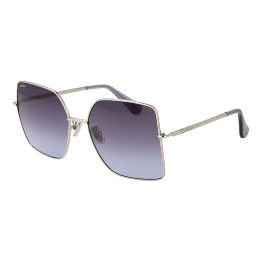 Max Mara Silver Metal Sunglasses - ClickThatClicks 