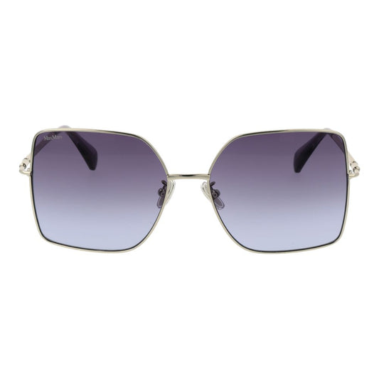 Max Mara Silver Metal Sunglasses - ClickThatClicks 