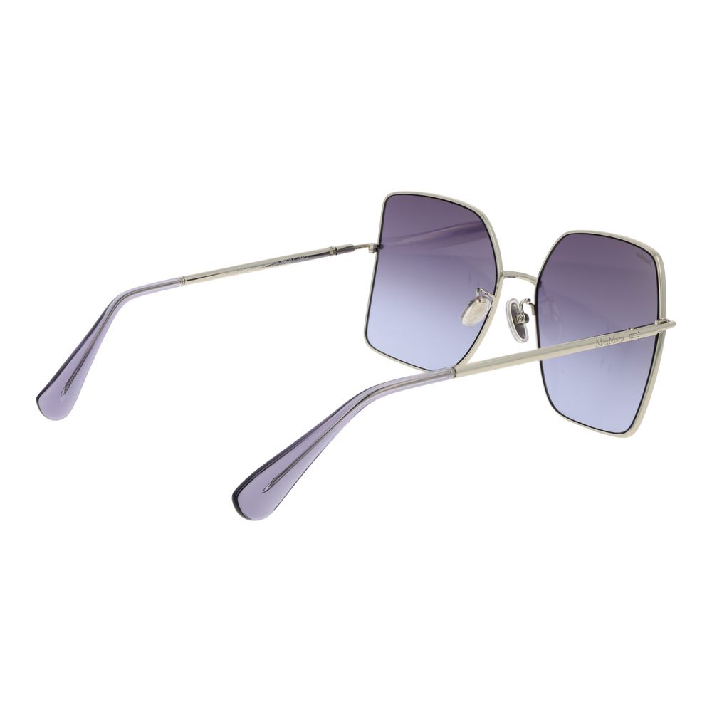 Max Mara Silver Metal Sunglasses - ClickThatClicks 