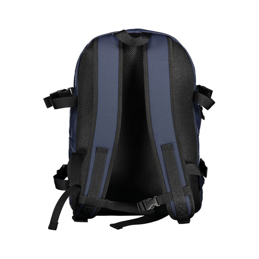 Tommy Hilfiger Blue Polyurethane Men Backpack - ClickThatClicks 